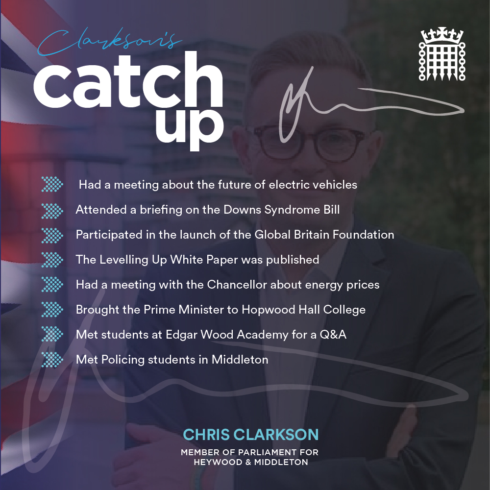 Clarkson's Catch-Up 6th February 2022 | Chris Clarkson MP