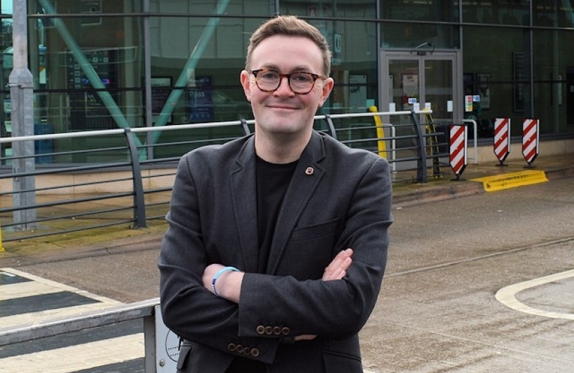 Chris at Middleton Bus Station 