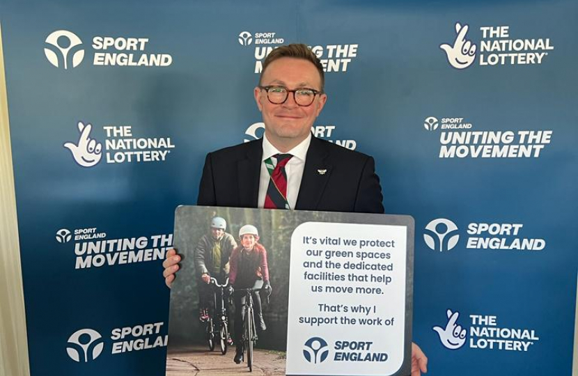 Chris Clarkson MP at Sport England Event