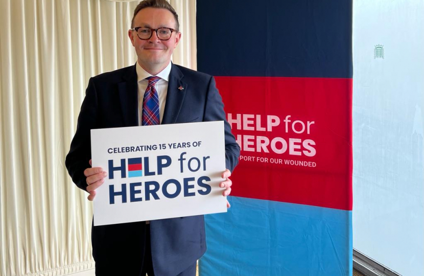 Chris Clarkson MP at Help for Heroes Event