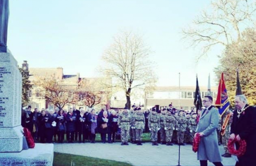 Chris Clarkson MP on Remembrance Sunday