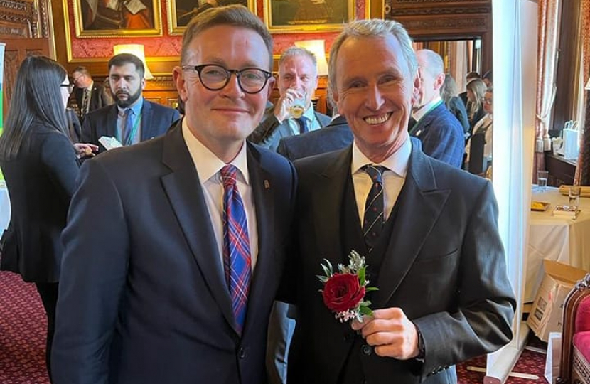 Chris Clarkson MP and Deputy Speaker Nigel Evans