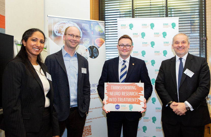 Chris Clarkson MP with Brain Awareness Week Representatives