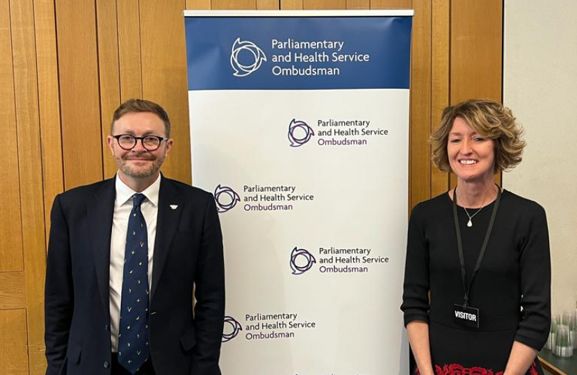 Chris with Parliamentary and Health Service Ombudsman