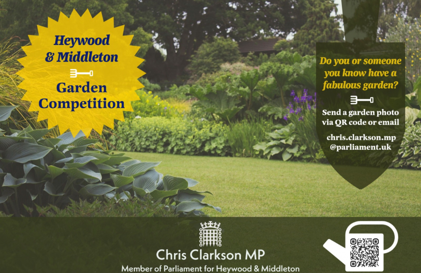 Garden Competition Flyer