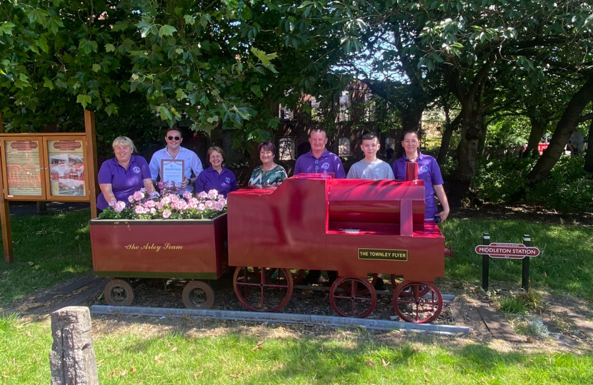 Chris and Middleton in Bloom Volunteers