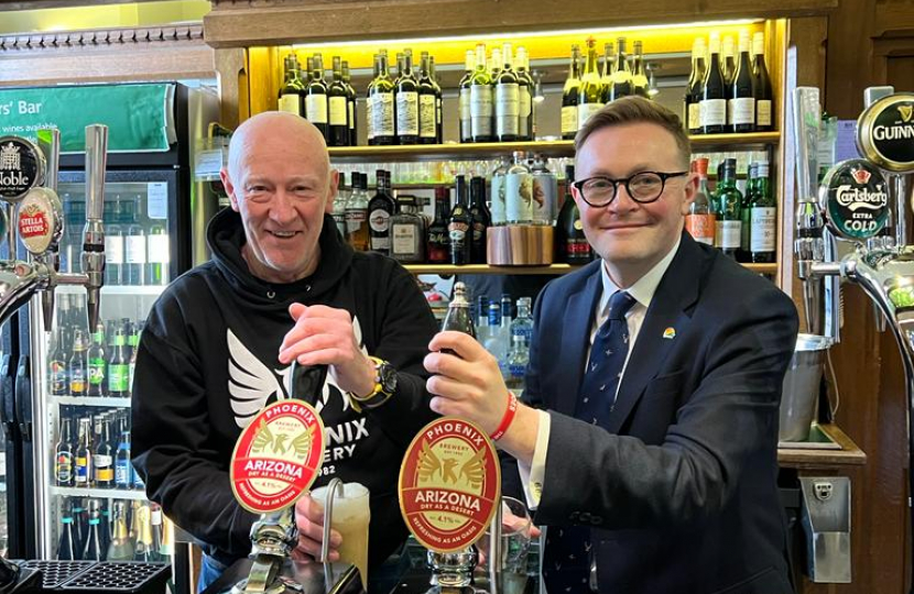 Phoenix Brewery and Chris Clarkson MP