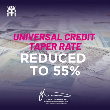 Universal credit graphic