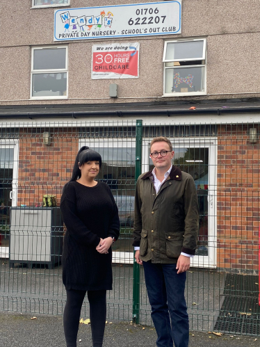 Chris Clarkson MP at Wendy's Private Day Nursery