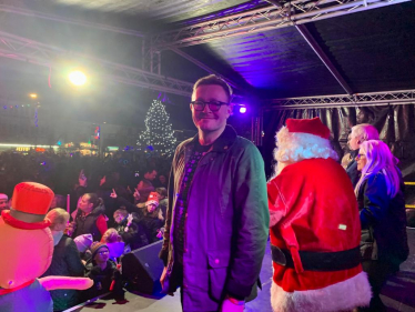 Chris Clarkson MP at Christmas Lights Switch-on