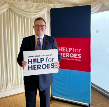 Chris Clarkson MP at Help for Heroes Event