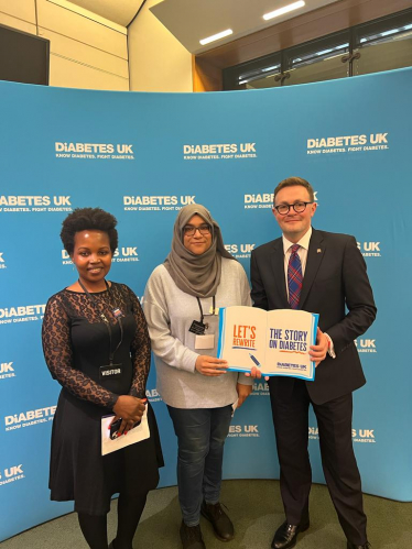 Chris Clarkson MP and Diabetes UK Reps