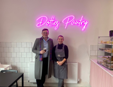 Chris Clarkson MP at Dottie's Pantry