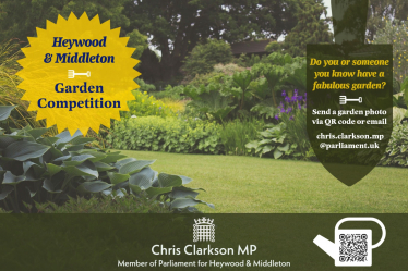 Garden Competition Flyer