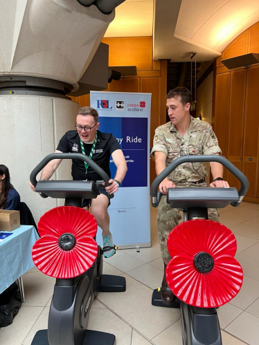 Chris at Poppy Ride