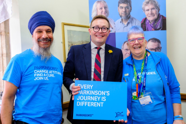 Chris at World Parkinson's Day Drop In