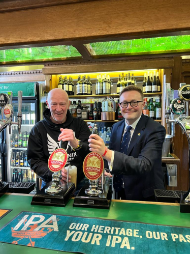 Phoenix Brewery and Chris Clarkson MP